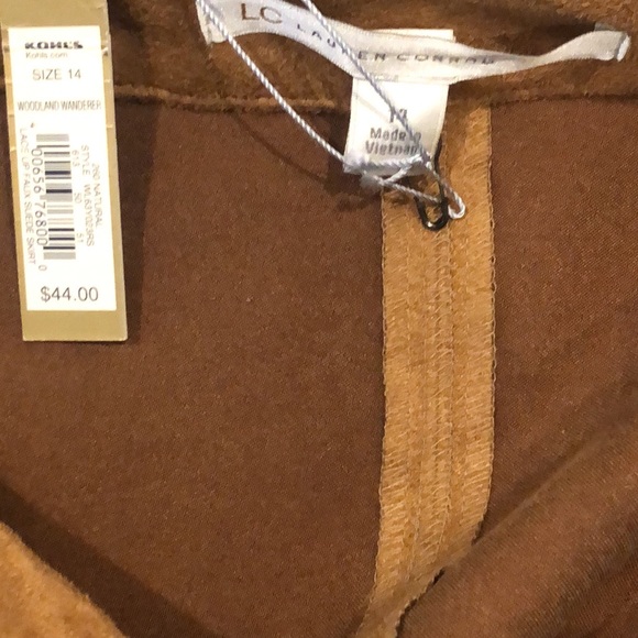 Faux Suede Skirt BNWT - Picture 5 of 5